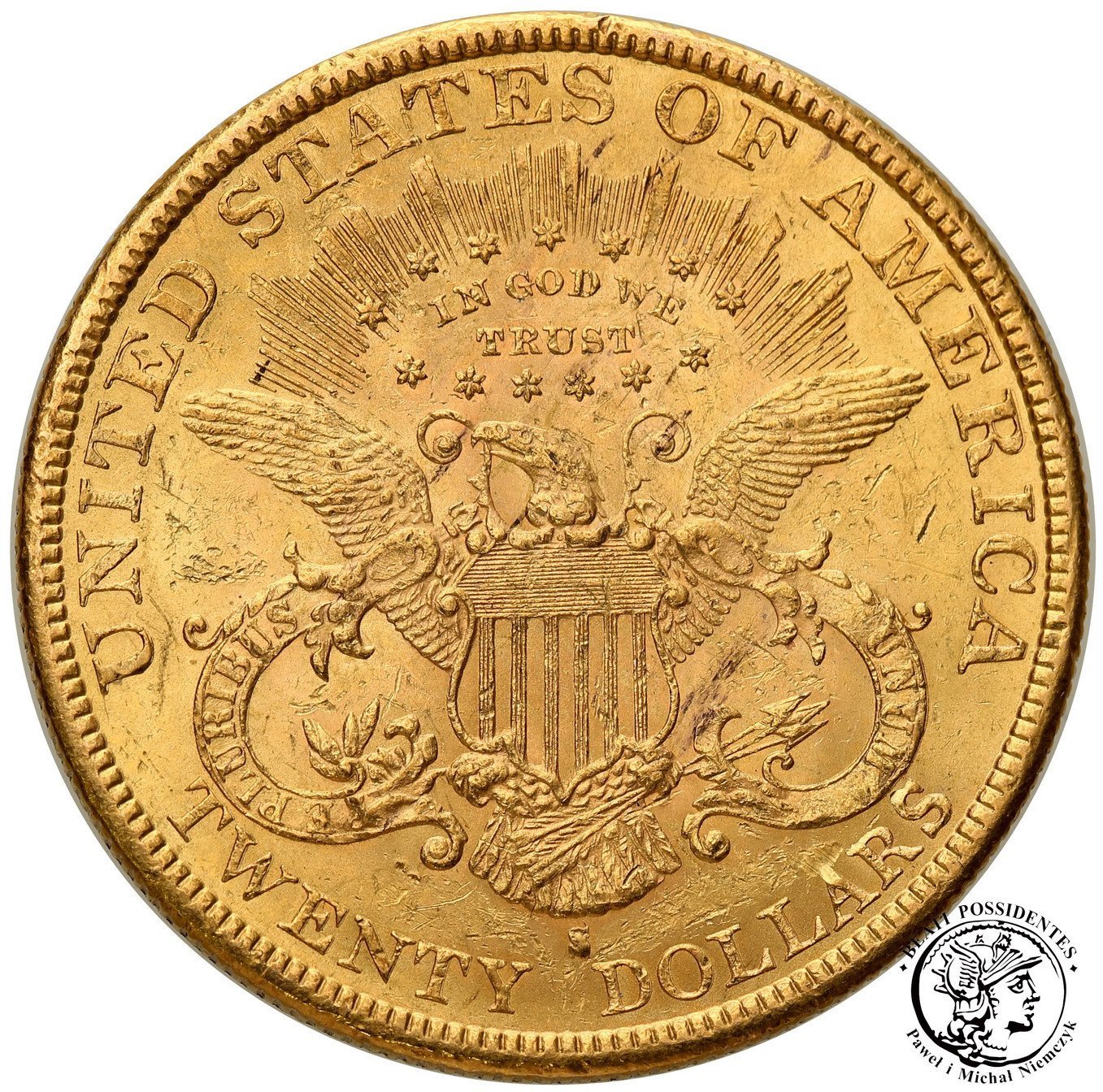 USA 20 dolarów 1894 S San Francisco st.1-
