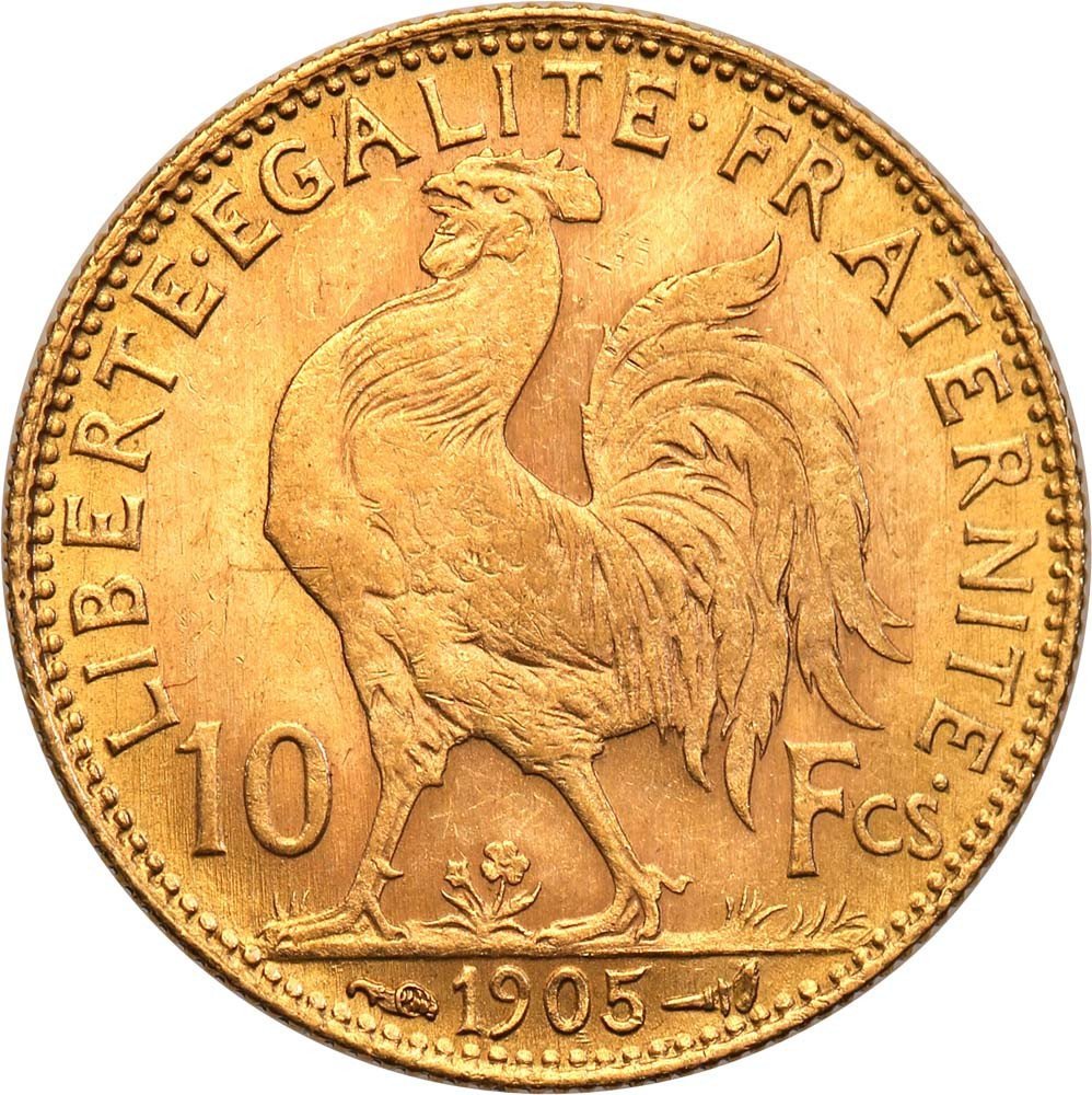 Francja 10 franków 1905 A st. 1
