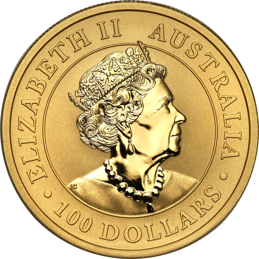 Australia 100 dolarów 2012 kangur (uncja złota) st.L