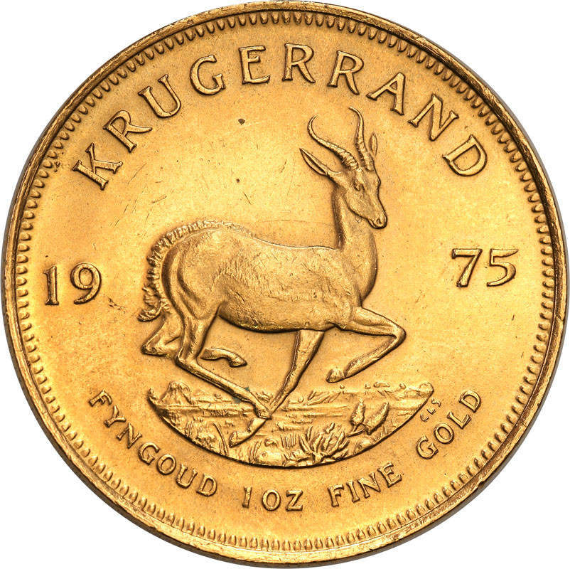 RPA Krugerrand 1975 - 1 uncja czystego złota st.1