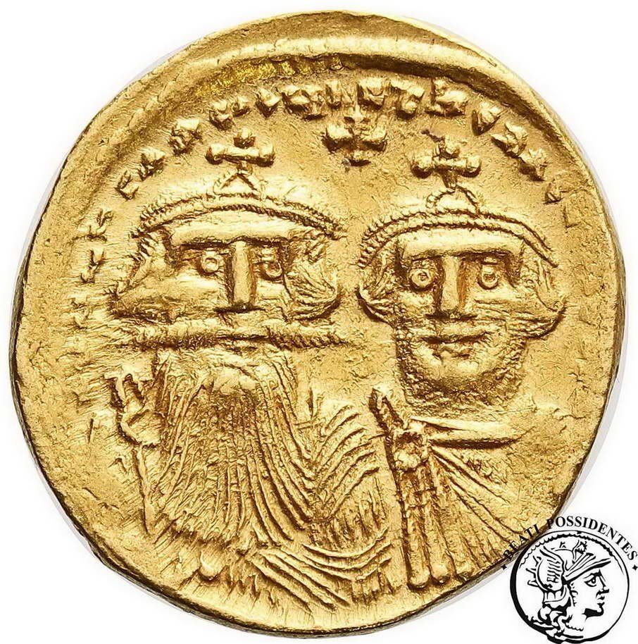 Bizancjum Heraclius 625-629 AV-solidus  st.3+