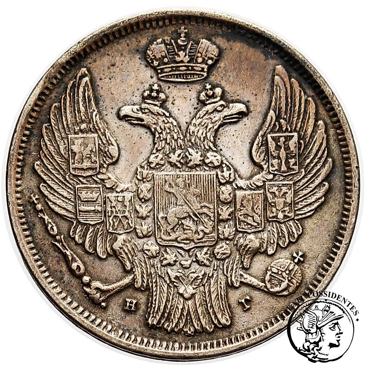 Polska/Rosja XIX w. 1 złoty = 15 kopiejek 1833 N-G st. 2-