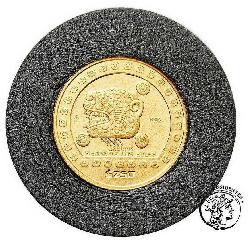 Meksyk 250 Pesos 1992 1/4 Oz Jaguar st. L