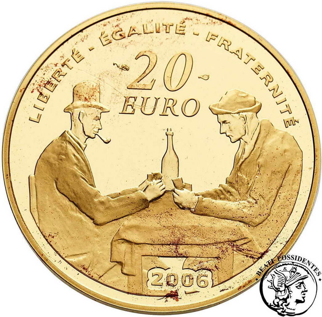 Francja 20 Euro 2006 Paul Cezanne st.L