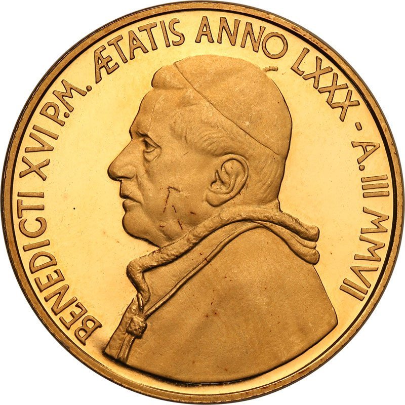 Watykan 50 Euro 2007 Benedykt XVI st.L