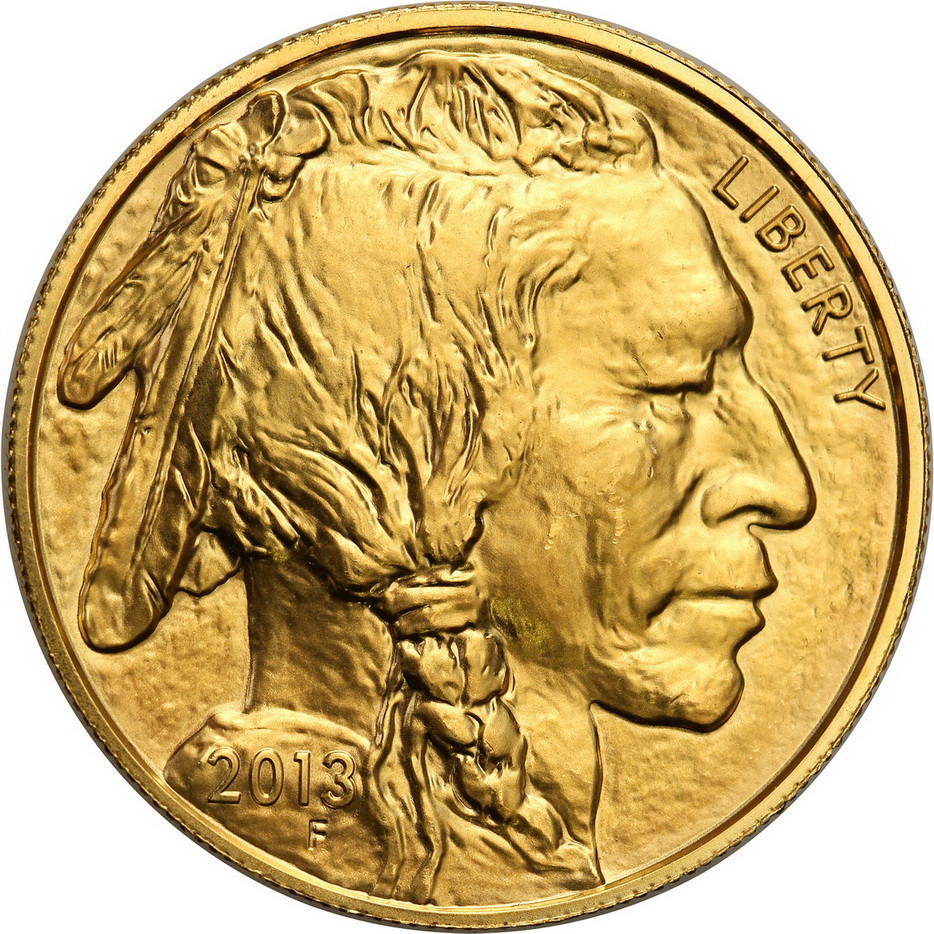 USA 50 dolarów Bizon 2013 1 Oz Au st. 1