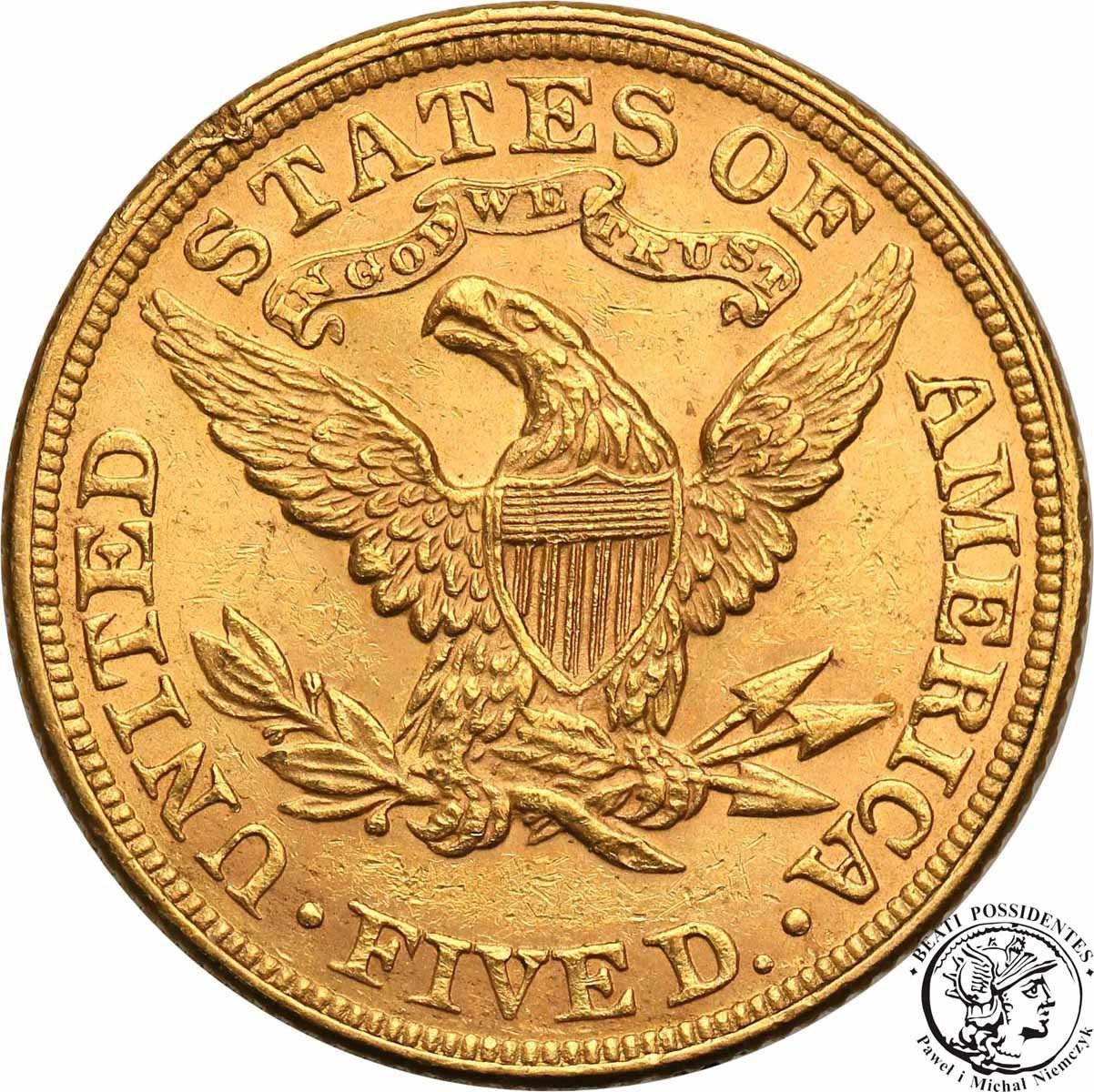 USA 5 dolarów 1895 Philadelphia st. 2