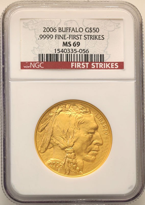USA 50 dolarów 2006 Buffalo (uncja złota) NGC MS69