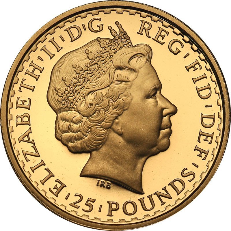 Wielka Brytania 25 funtów 2005 st.L