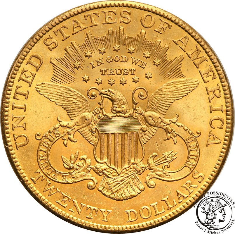 USA 20 dolarów 1907 st.1