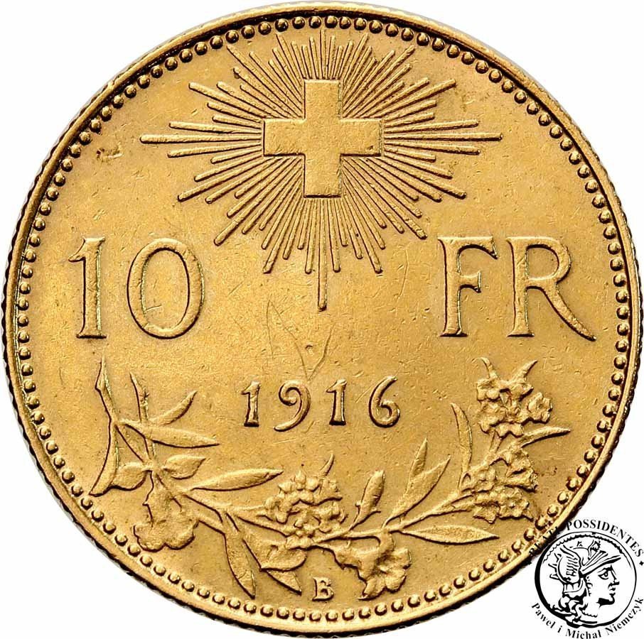 Szwajcaria 10 franków 1916 st. 1-