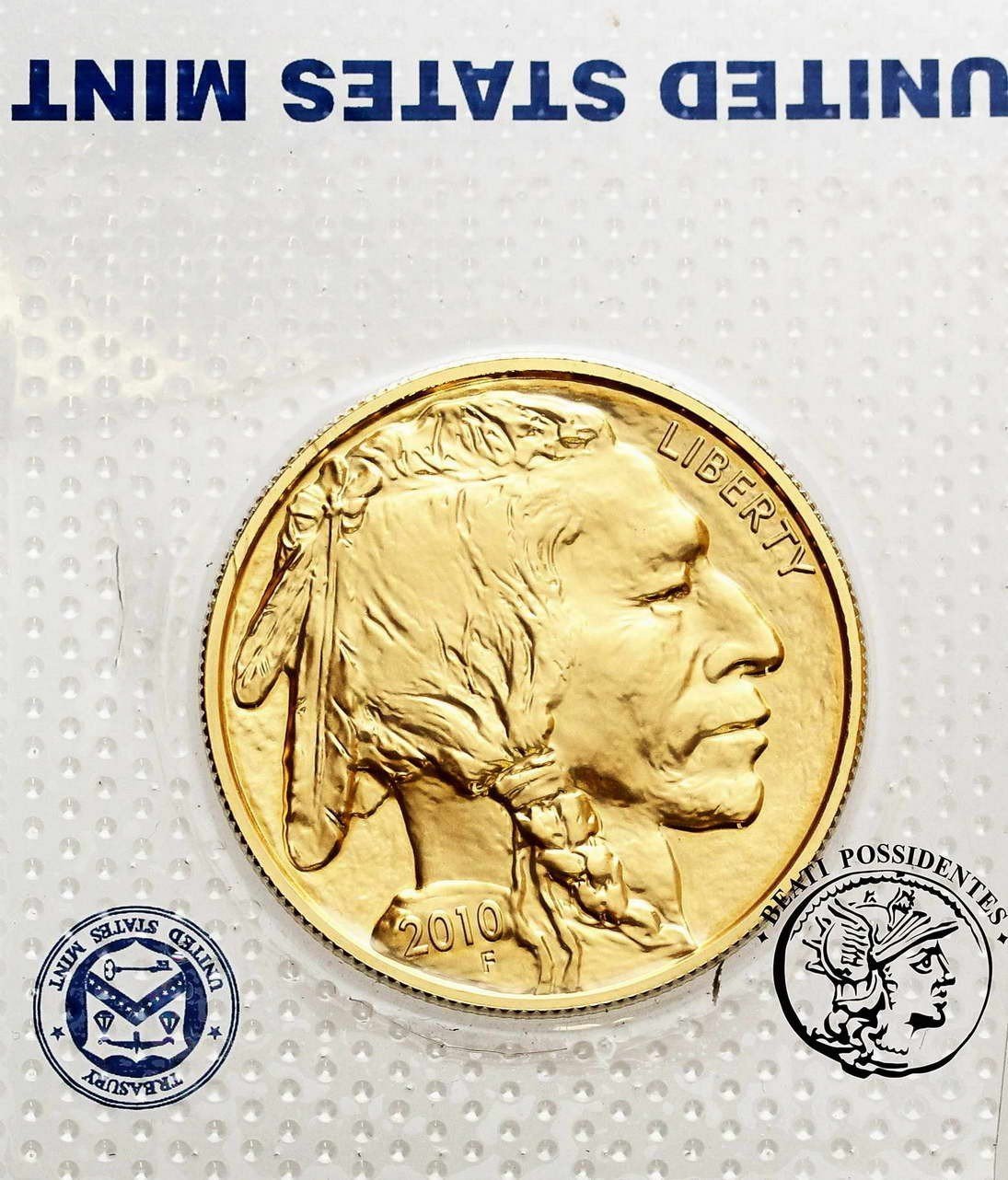 USA 50 dolarów Bizon 1 Oz Au 999 2010 st.1