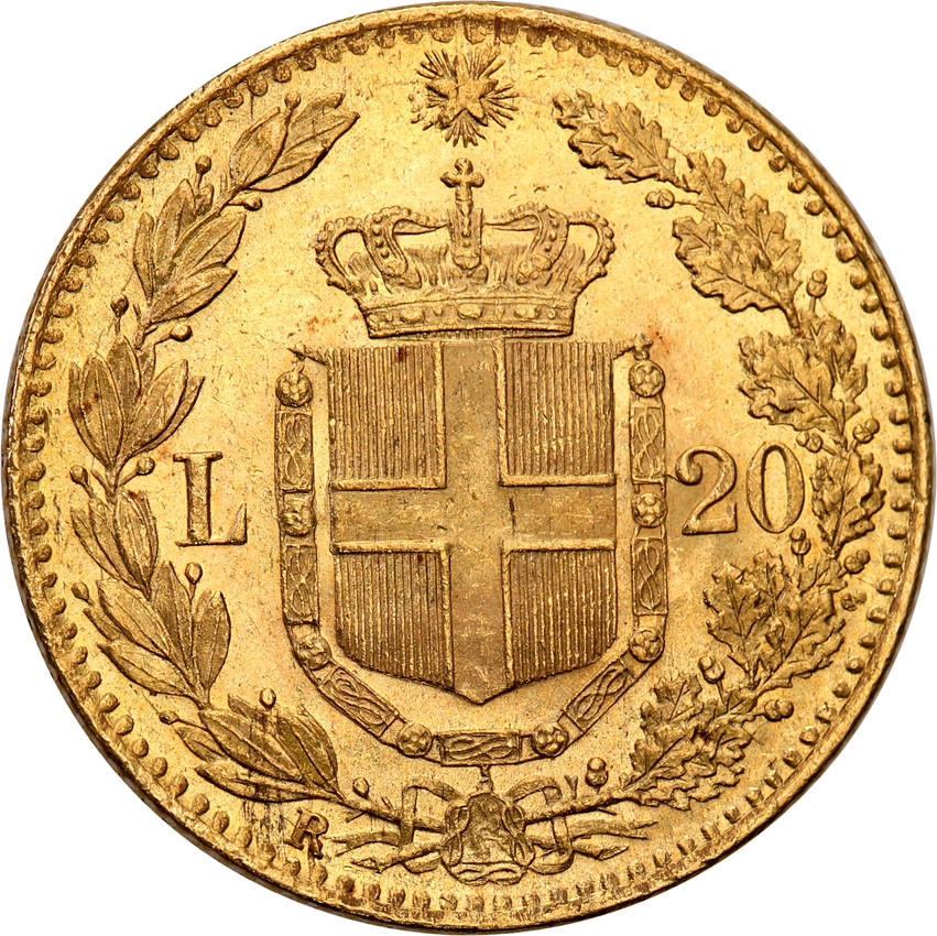 Włochy 20 Lirów 1881 Umberto I st.1-