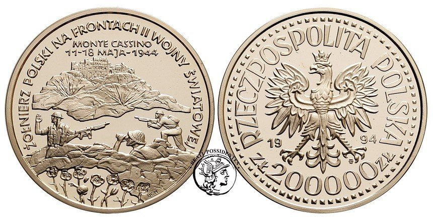 200000 zł Monte Cassino 1994