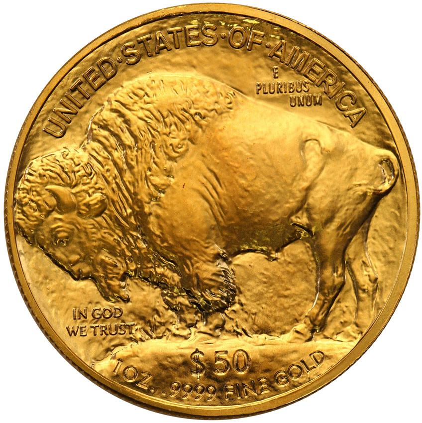 USA 50 $ dolarów 2017 Bizon (Buffalo) uncja złoto st.1