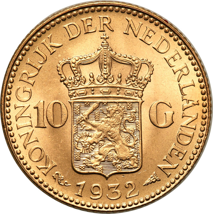 Holandia 10 Guldenów 1911 Wilhelmina st.1