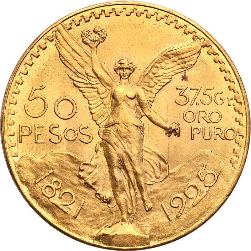 Meksyk 50 Pesos 1925 oryginał z epoki st.1