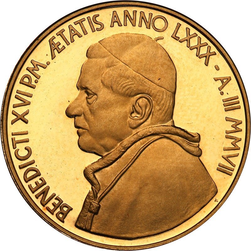 Watykan 20 Euro 2007 Benedykt XVI st.L