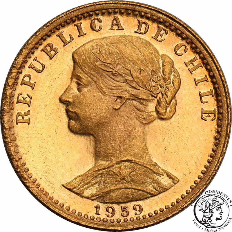 Chile 20 Pesos 1959 st.1