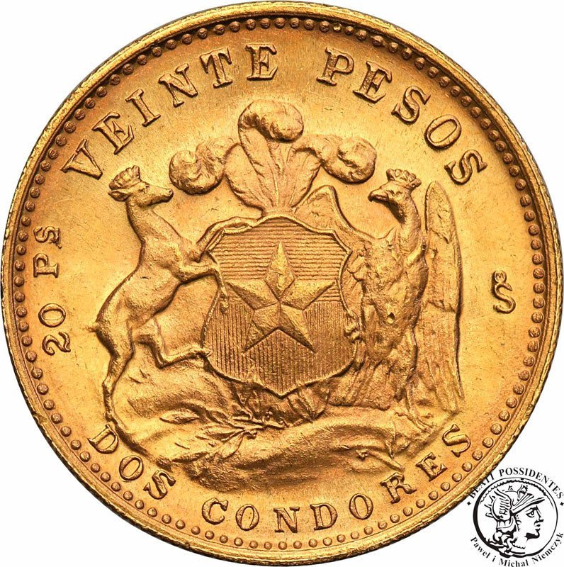 Chile 20 Pesos 1964 st.1