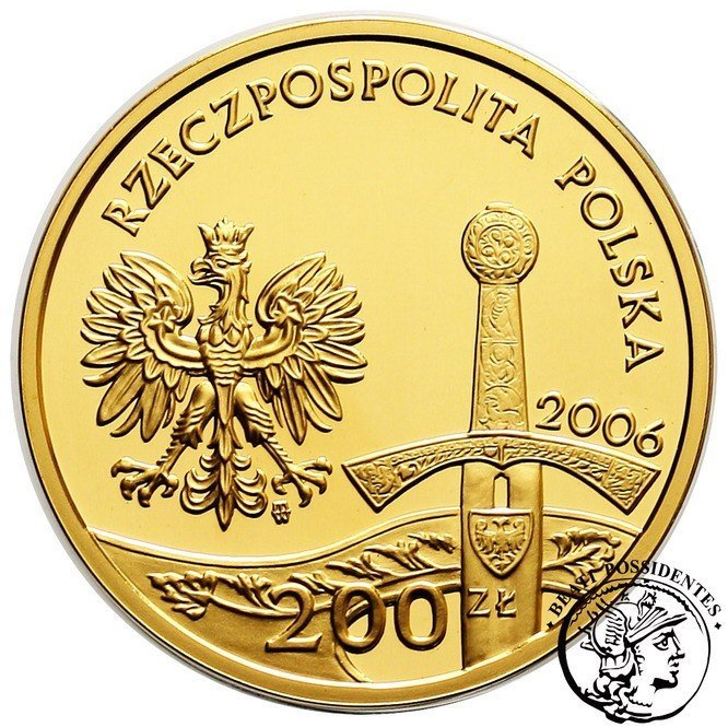 200 zł 2006 Jeździec Piastowski st. L