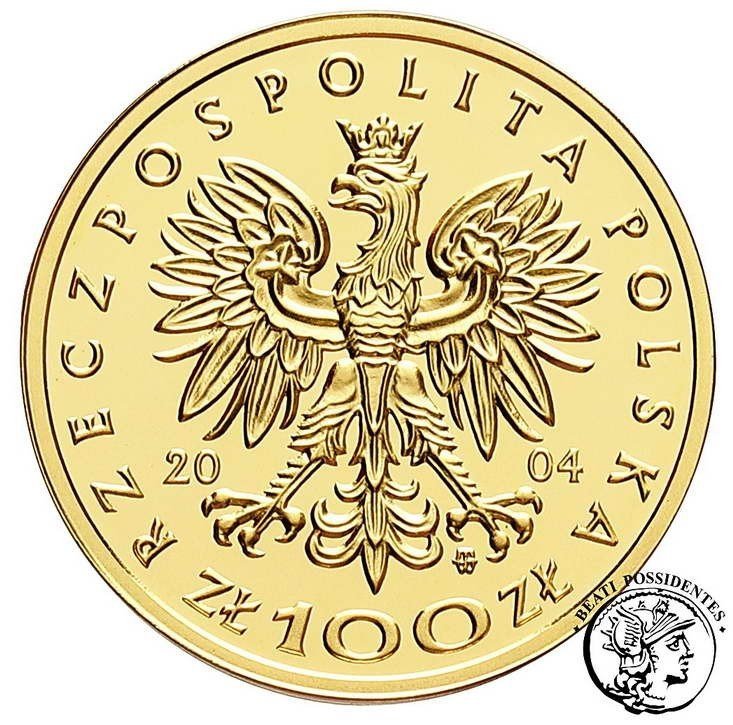 Polska III RP 100 złotych 2004 Przemysł II st. L