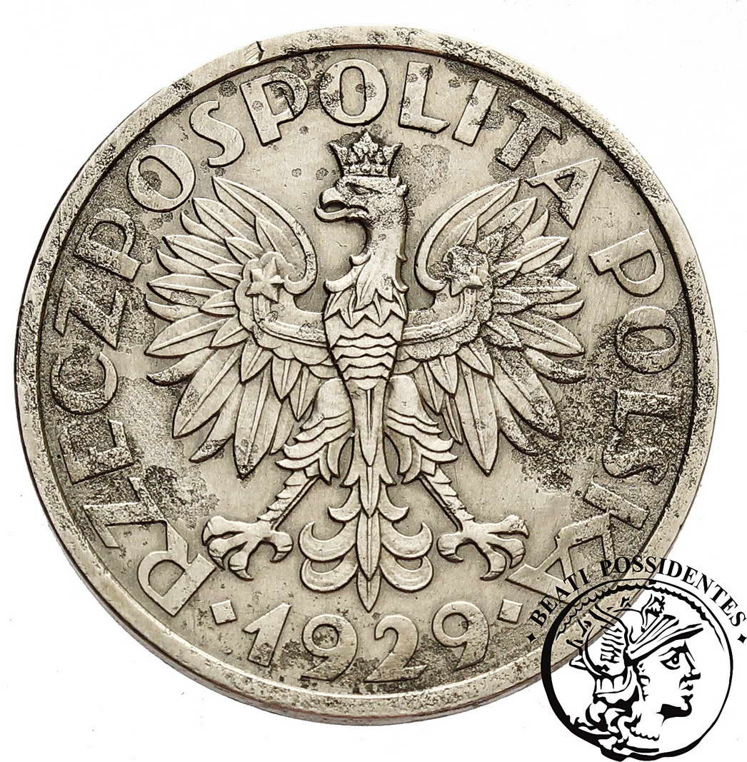 Polska II RP Próba 1 złoty 1929 Nikiel