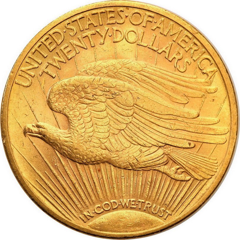 USA 20 dolarów 1920 Philadelphia st.1Rzadsze
