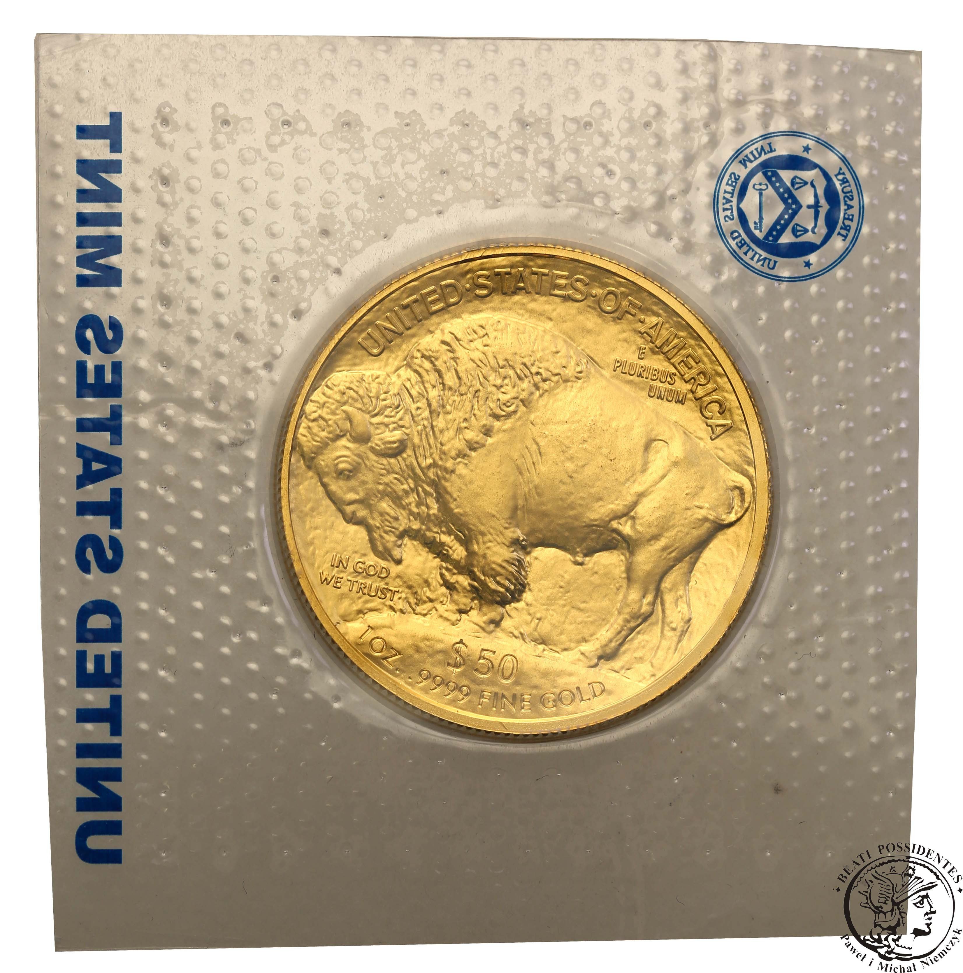 USA 50 $ dolarów 2015 Bizon (Buffalo) 1 uncja złota st.1