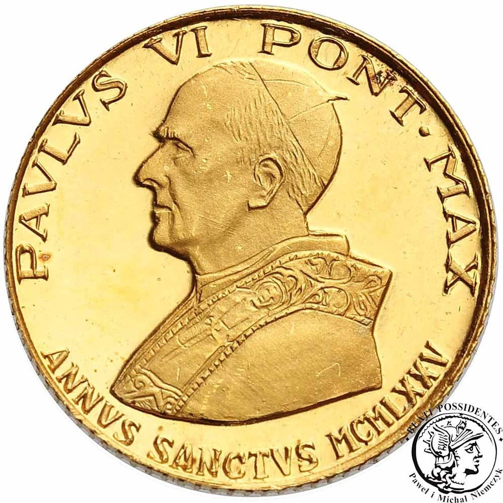 Watykan medalik Paweł VI 1975 Rok Święty st.L