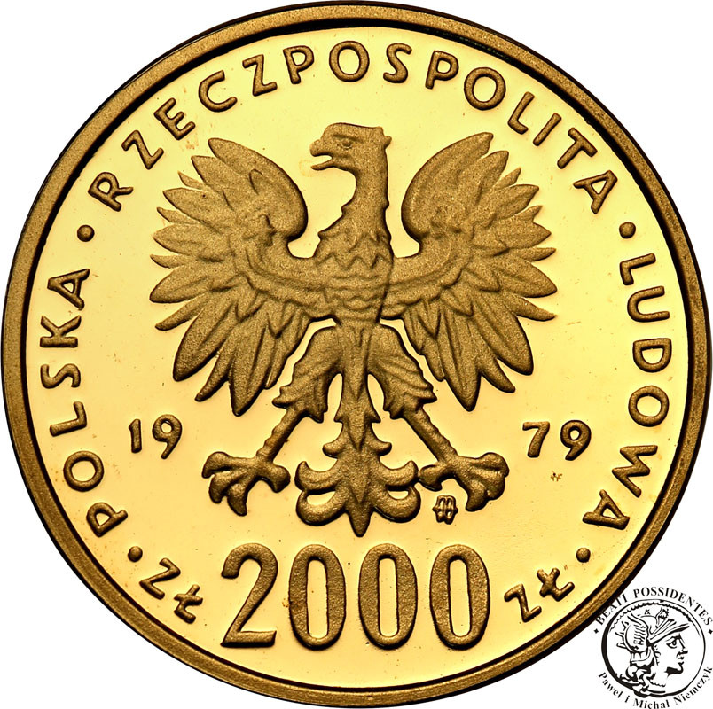 Mieszko I 2000 złotych 1979 st. L