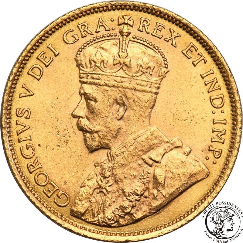 Kanada Jerzy V 5 dolarów 1912 st.1