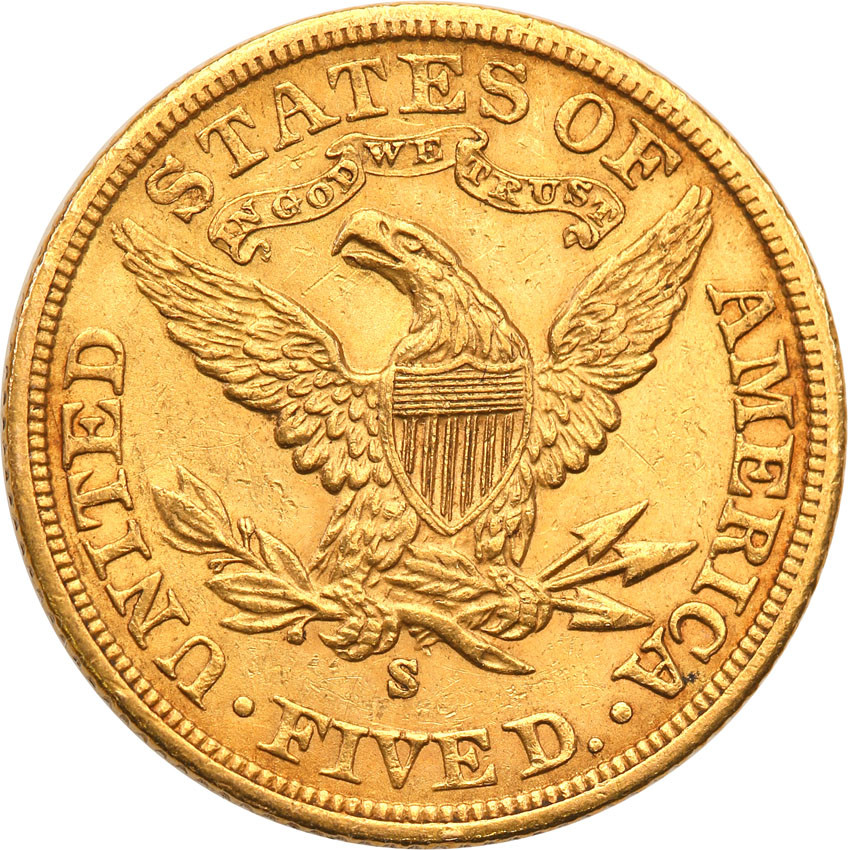 USA 5 dolarów 1903 S San Francisco st.1-