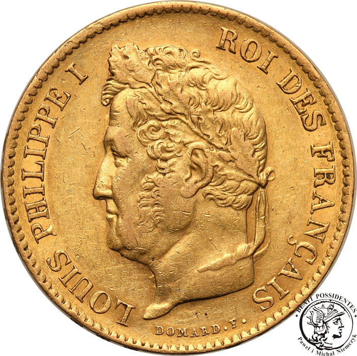 Francja 40 franków 1833 A Louis PhilippeI st.2-