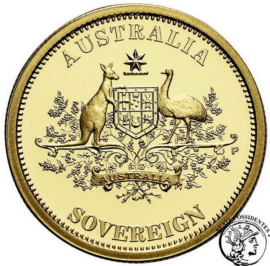 Australia Elżbieta II 1 suweren (25 dolarów) 2009 st. L