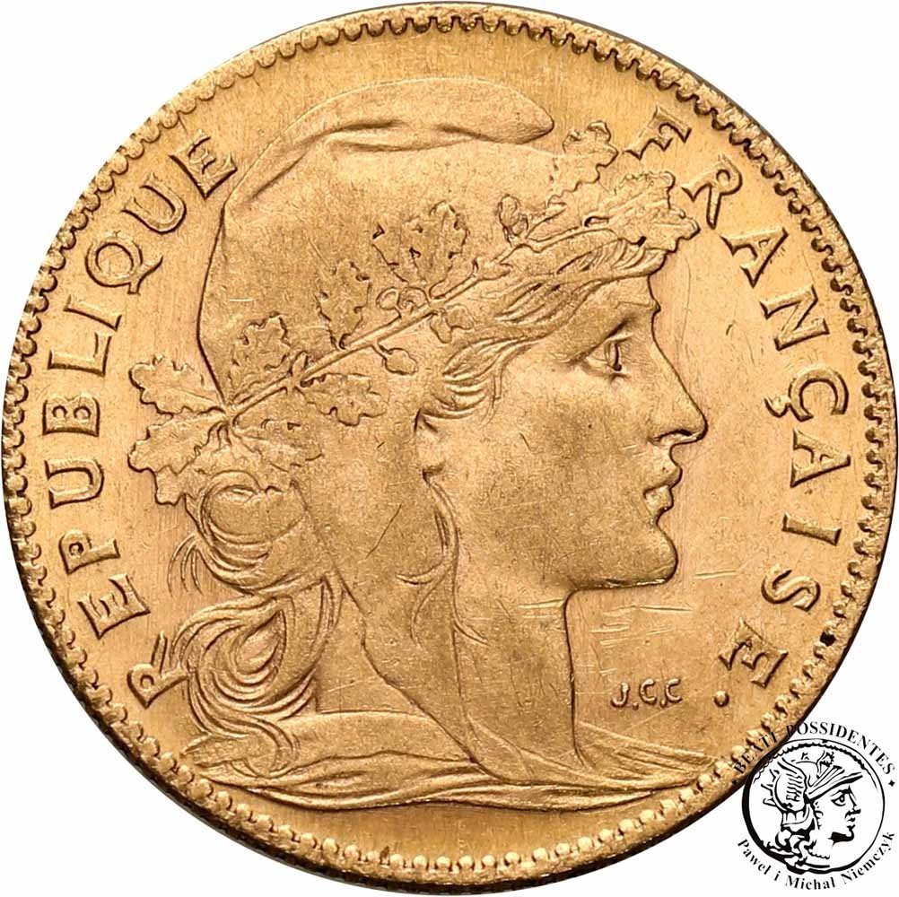 Francja 10 franków 1907 st. 1-