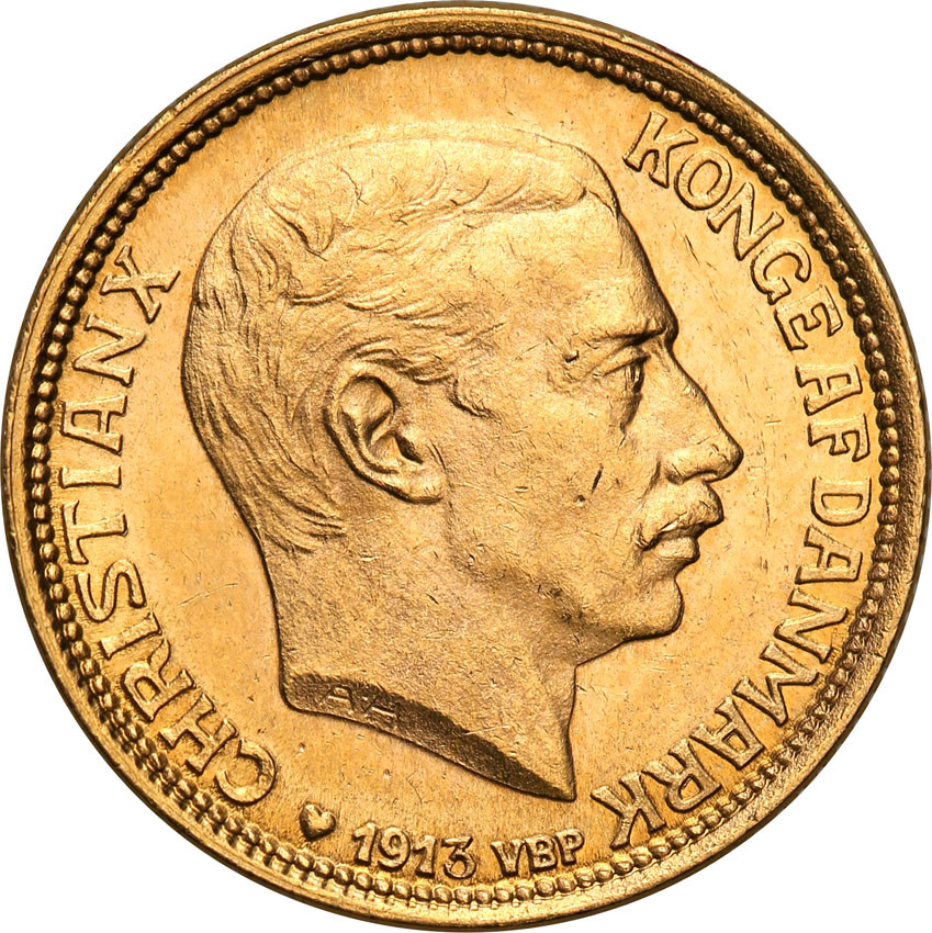 Dania 10 koron 1913 Christian X st.1