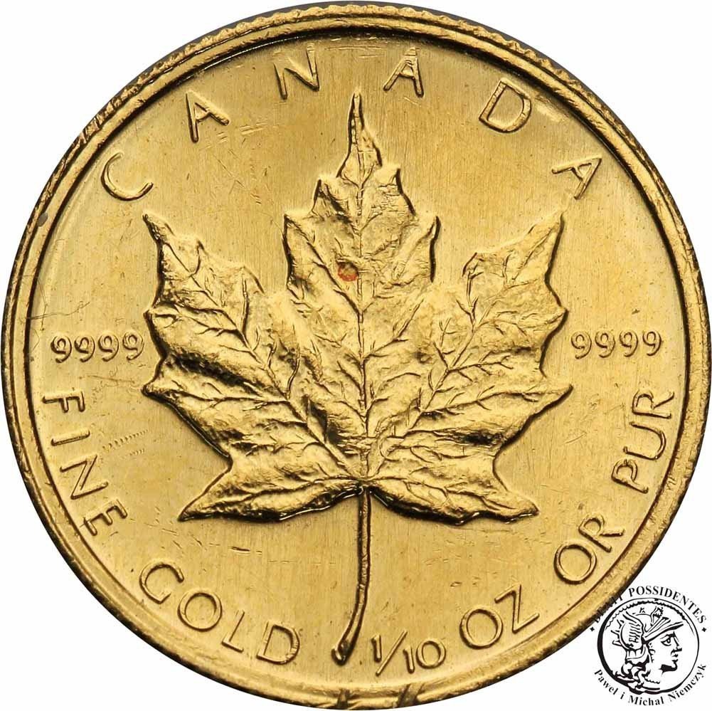 Kanada 5 dolarów 1986 (1/10 uncji złota) st.2
