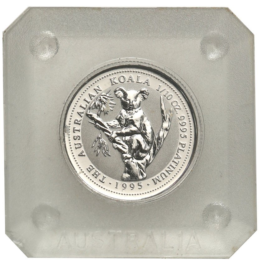 Australia 15 dolarów 1995 koala platyna 1/10 oz st.L