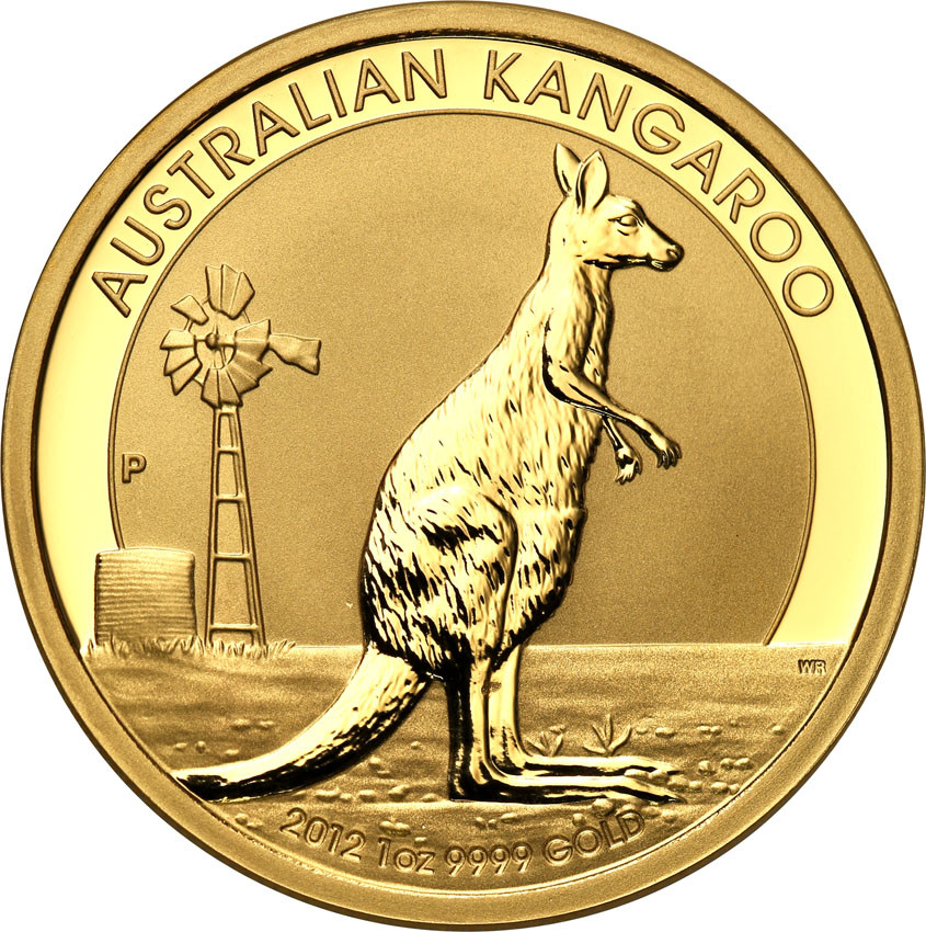 Australia 100 dolarów 2019 kangur (uncja złota) st.L
