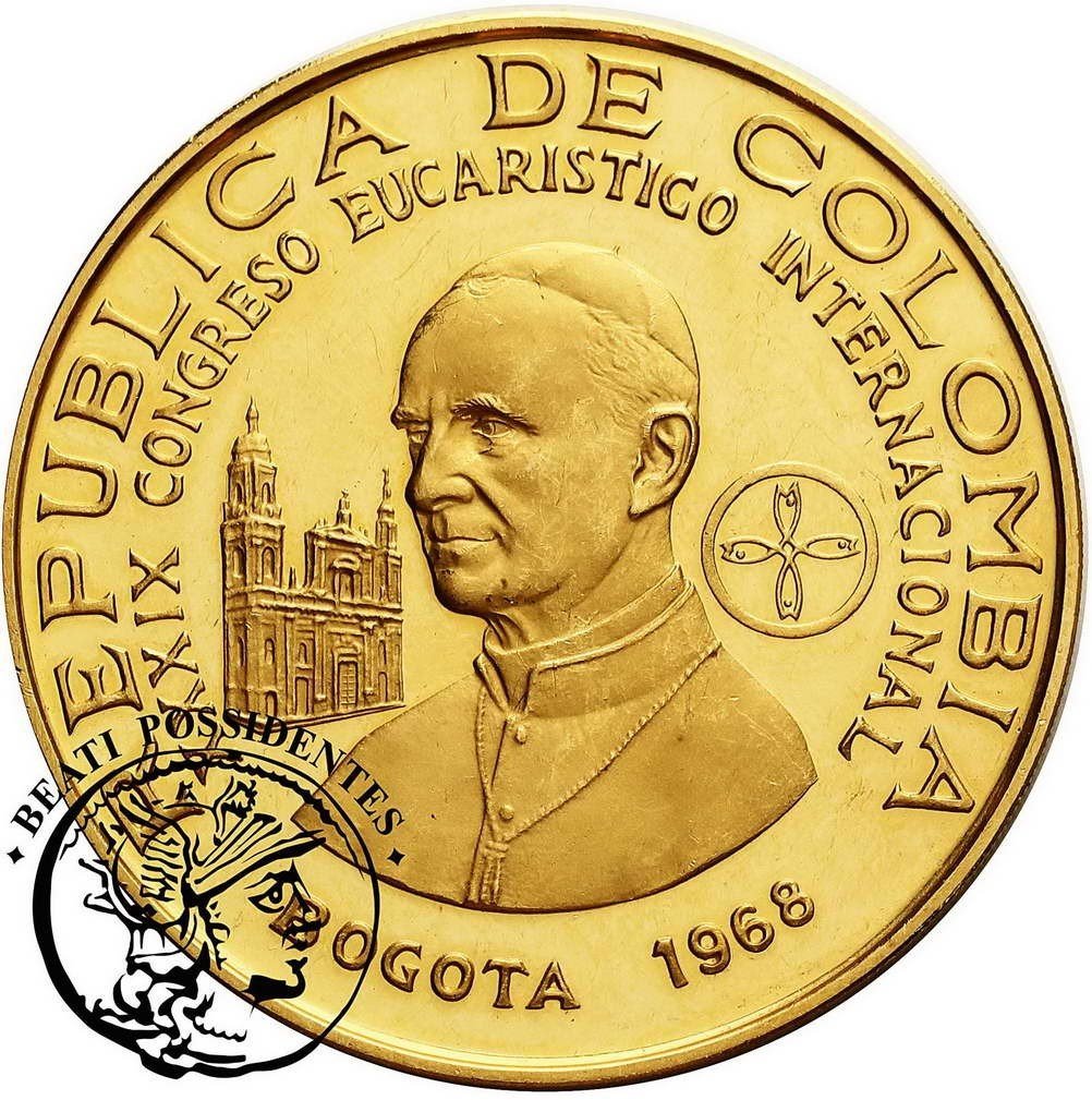 Kolumbia Kongres Eucharystyczny 1968 1500 pesos st. L/L-