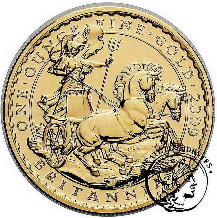 Wielka Brytania 100 Funtów 2009 Elżbieta II (1 uncja złota) st. 1