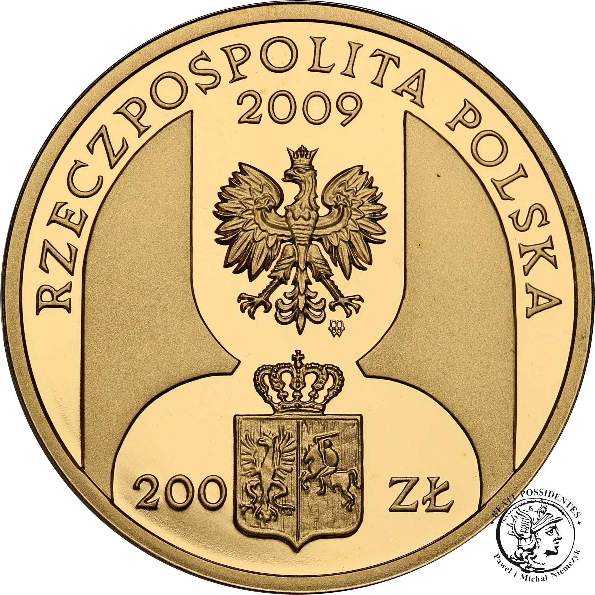200 złotych 2009 Bankowość Centralna w Polsce - 180 lat