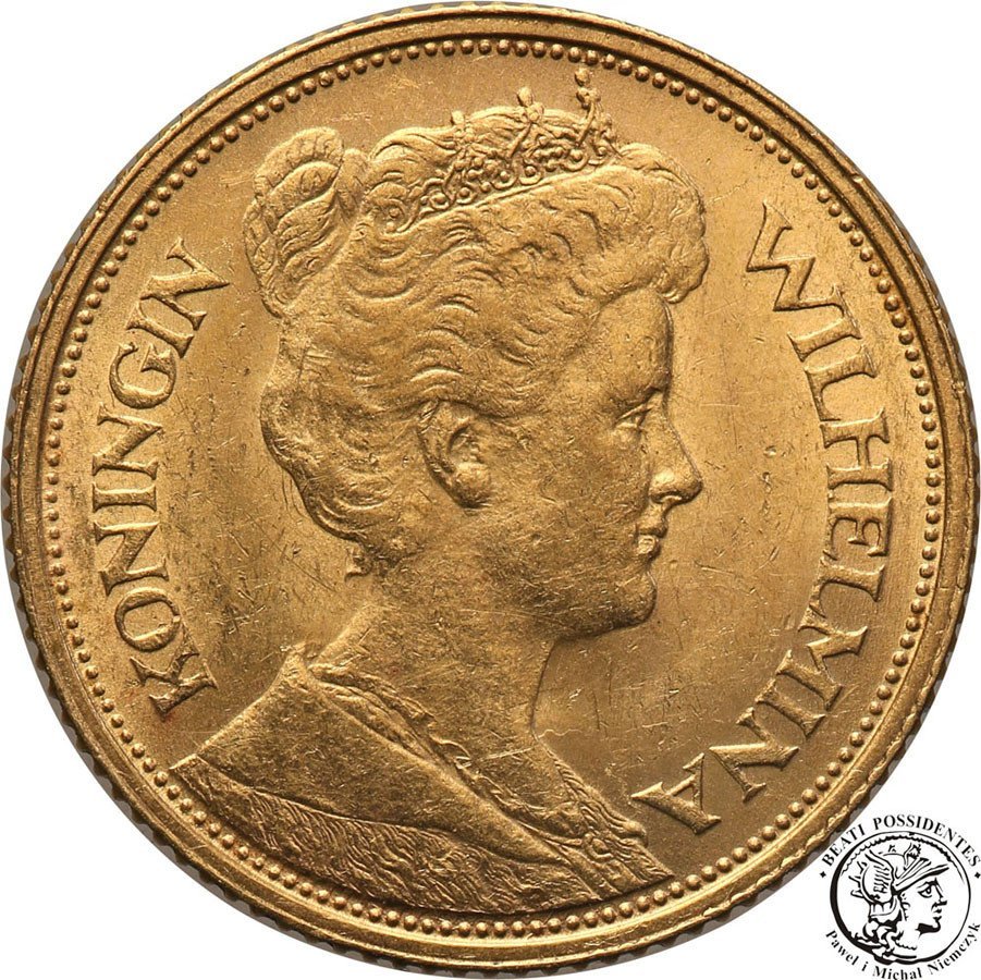 Holandia 5 Guldenów 1912 st.1
