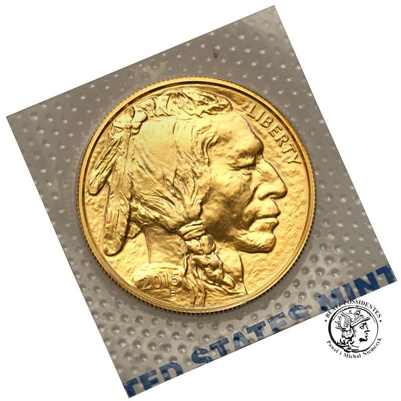 USA 50 dolarów 2015 bizon (uncja czystego złota) st.1