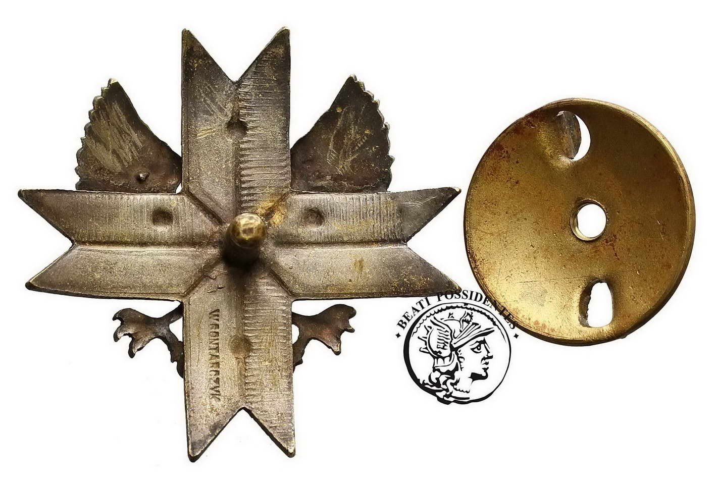 Odznaka 1 Pułku Ułanów Krechowieckich– wersja żołnierska