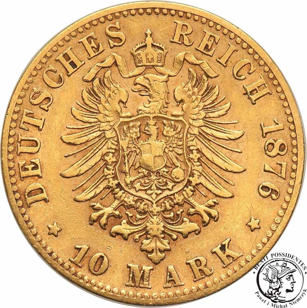 Niemcy Wirttembergia 10 Marek 1876 st. 3