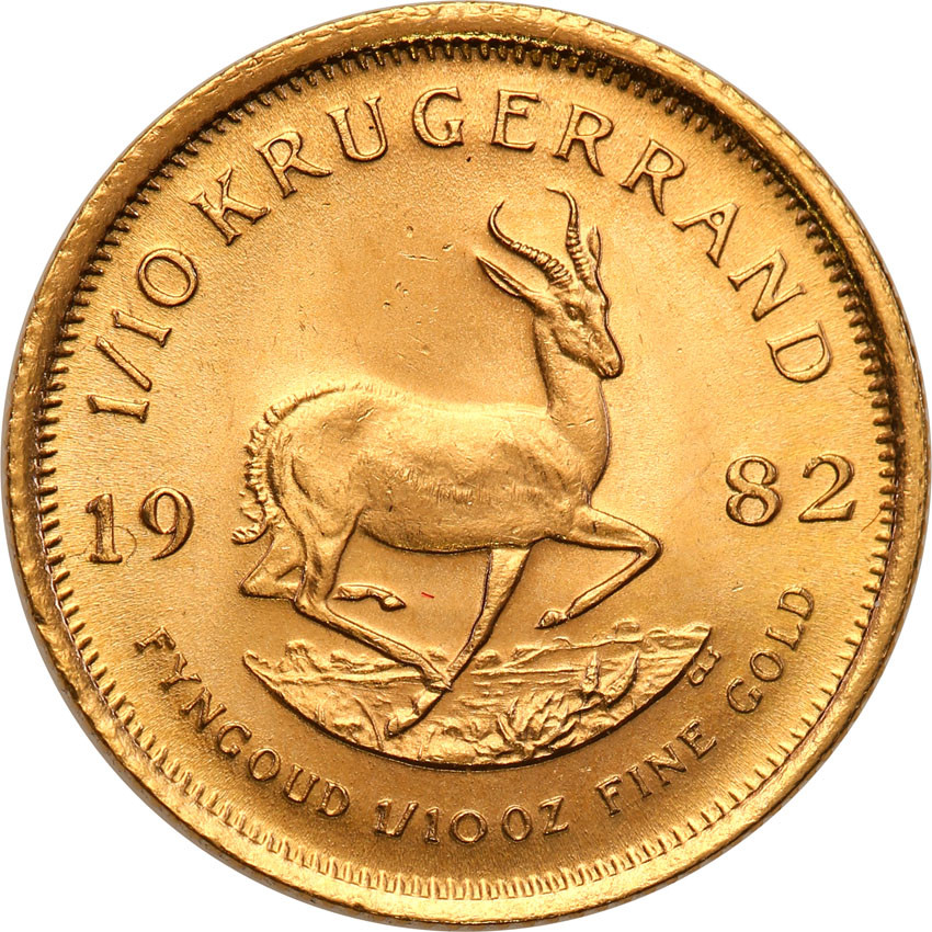 RPA Krugerrand 1982 1/10 uncji złota st.1