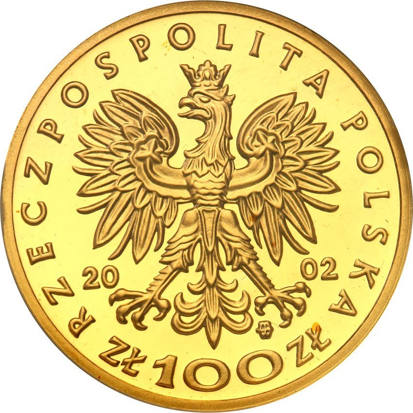 100 złotych 2002 Władysław Jagiełło st.L