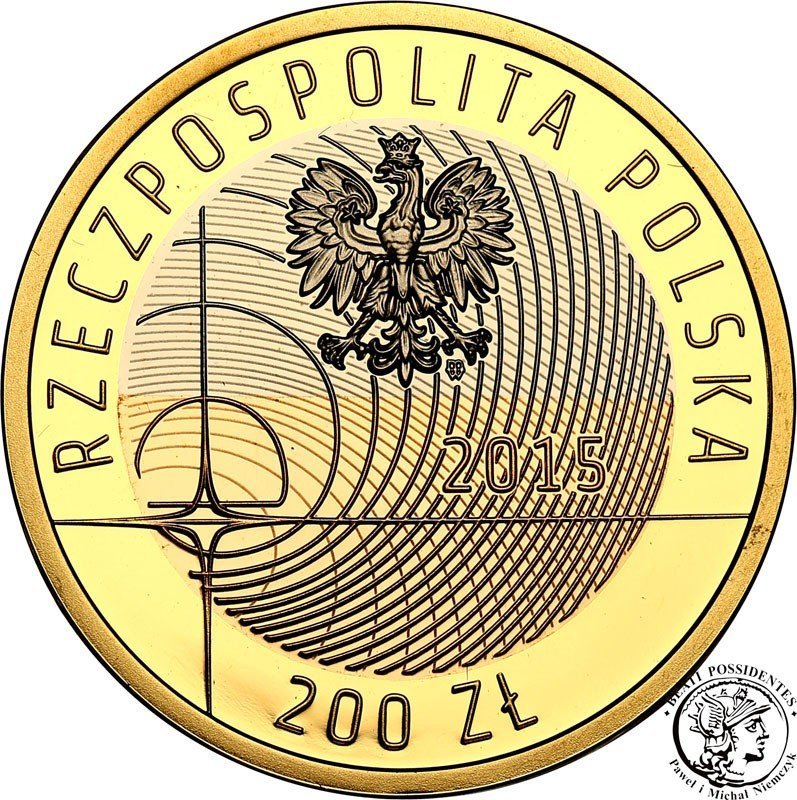 Polska III RP 200 złotych 2015 Politechnika Warszawska st.L NOWOŚĆ